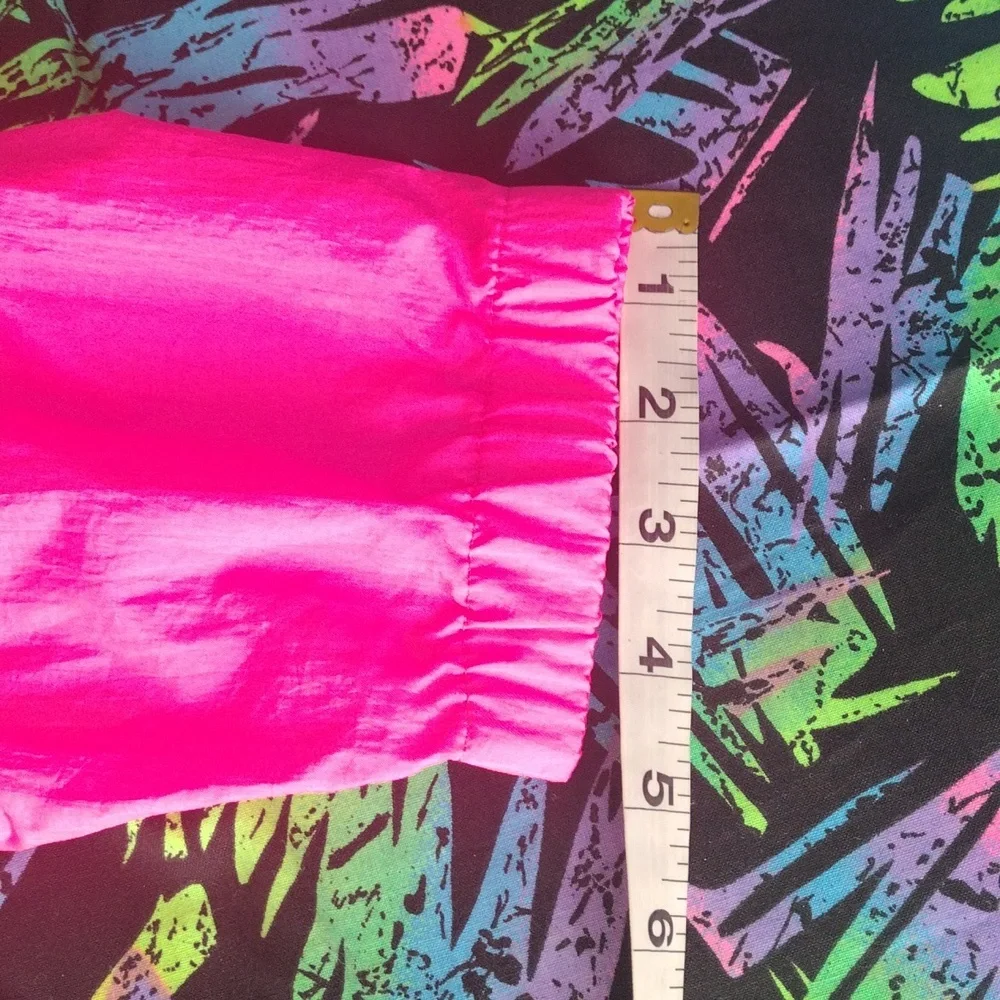 VTG 90s French Toast Neon Color Block Windbreaker - Picture 8 of 11